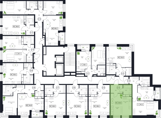 Купить Студию в Пушкине. Вариант № 160565, 0, площадь -  квм, цена 6446000 рублей