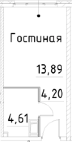 Купить Студию в новостройках на улице проспект Большевиков в Санкт-Петербурге. Вариант № 7596457, 0, площадь -  квм, цена 4966127 рублей