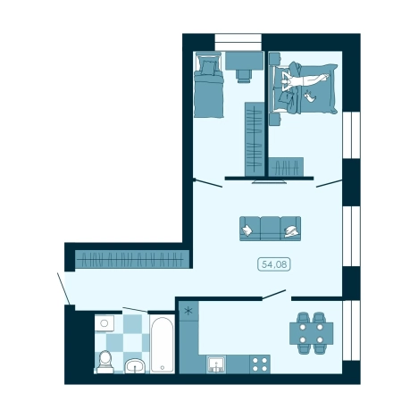 Купить трехкомнатную квартиру в районе Первомайский в Владивостоке. Вариант № 5548013, 0, площадь -  квм, цена 9217624 рублей