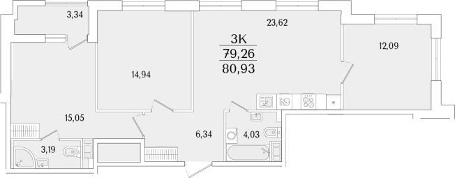Купить многокомнатную квартиру в ЖК Гранат в Санкт-Петербурге. Вариант № 6257328, 0, площадь -  квм, цена 28408231 рублей