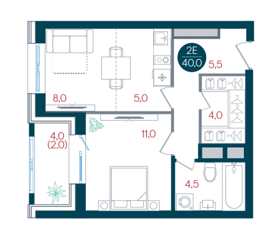 Купить двухкомнатную квартиру у метро Кантемировская в Москве. Вариант № 8922202, 0, площадь - квм, цена 14202680 рублей