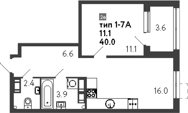 Купить двухкомнатную квартиру в новостройках у метро Парнас в Санкт-Петербурге. Вариант № 8099176, 0, площадь -  квм, цена 14195412 рублей