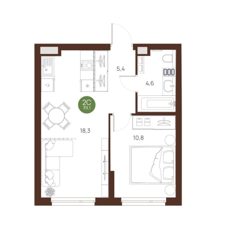 Купить двухкомнатную квартиру в Микрорайоне Лесоперевалка, Ленинский район в Новосибирске. Вариант № 9935342, 0, площадь -  квм, цена 6760000 рублей