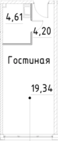 Купить Студию в новостройках в ЖК Про.Молодость в Санкт-Петербурге. Вариант № 7596785, 0, площадь -  квм, цена 5852977 рублей