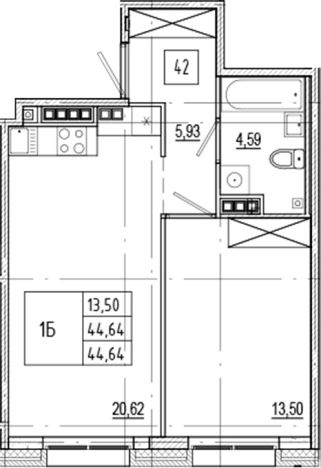 Купить двухкомнатную квартиру в новостройках в ЖК Ranta Residence в Санкт-Петербурге. Вариант № 6052682, 0, площадь -  квм, цена 20980800 рублей
