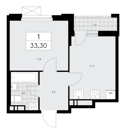 Купить однокомнатную квартиру в ЖК Скандинавия в Москве. Вариант № 94274, 0, площадь - квм, цена 18150165 рублей