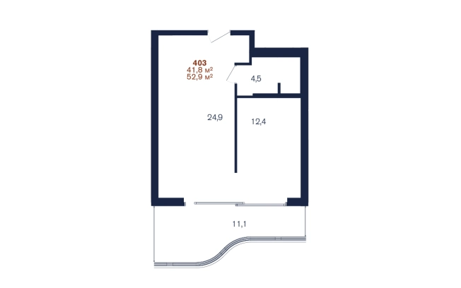 Купить однокомнатную квартиру в Краснодарском крае. Вариант № 2882154, 1, площадь -  квм, цена 79350000 рублей