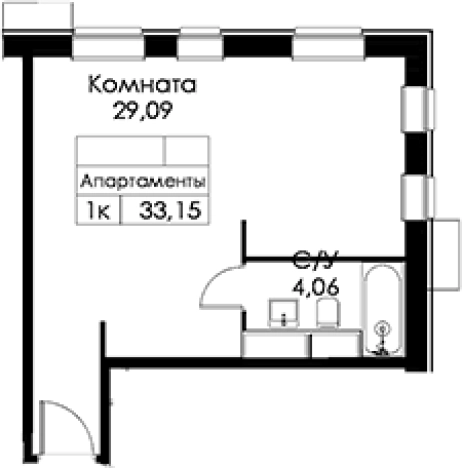 Купить Студию в ЖК Апарт-отель Вольта в Санкт-Петербурге. Вариант № 6250738, 0, площадь -  квм, цена 8069312 рублей