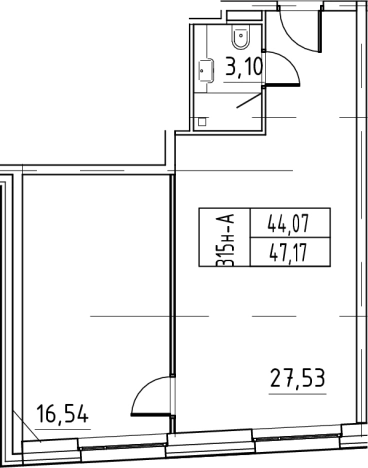 Купить двухкомнатную квартиру в новостройках в Санкт-Петербурге. Вариант № 4037745, 0, площадь -  квм, цена 11698160 рублей