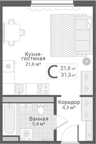 Купить Студию в ЖК Руднева, 15 в Санкт-Петербурге. Вариант № 7603603, 0, площадь -  квм, цена 8500000 рублей