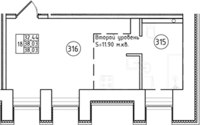 Купить Студию в ЖК Апарт-отель Фомин в Санкт-Петербурге. Вариант № 6230488, 0, площадь -  квм, цена 9000500 рублей
