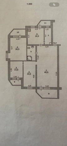 Купить квартиру на улице Садовая в Белгороде. Вариант № 2487107, 1, площадь -  квм, цена 14999000 рублей