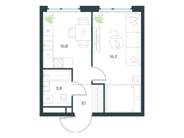 Купить квартиру в новостройках у метро Мичуринский проспект в Москве. Вариант № 210379, 0, площадь -  квм, цена 31731729 рублей