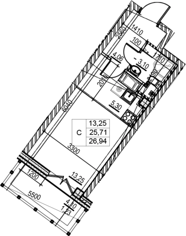 Купить Студию в ЖК Neva Residence в Санкт-Петербурге. Вариант № 66611, 0, площадь -  квм, цена 15837200 рублей