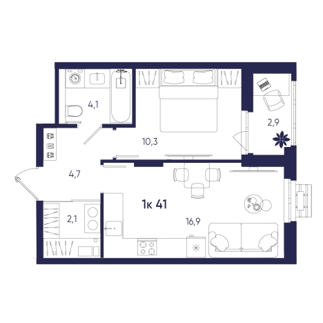 Купить квартиру на улице Ударная в Пензе. Вариант № 10320402, 0, площадь -  квм, цена 3956500 рублей