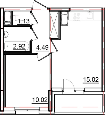 Купить двухкомнатную квартиру в ЖК Гавань Капитанов в Санкт-Петербурге. Вариант № 6480493, 0, площадь -  квм, цена 9639000 рублей