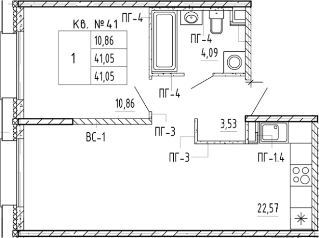 Купить двухкомнатную квартиру в ЖК PlUS Пулковский в Санкт-Петербурге. Вариант № 5587148, 0, площадь -  квм, цена 8251050 рублей