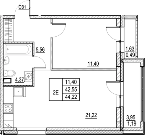Купить двухкомнатную квартиру в новостройках в ЖК Город-спутник Южный в Санкт-Петербурге. Вариант № 6256252, 0, площадь -  квм, цена 7484000 рублей
