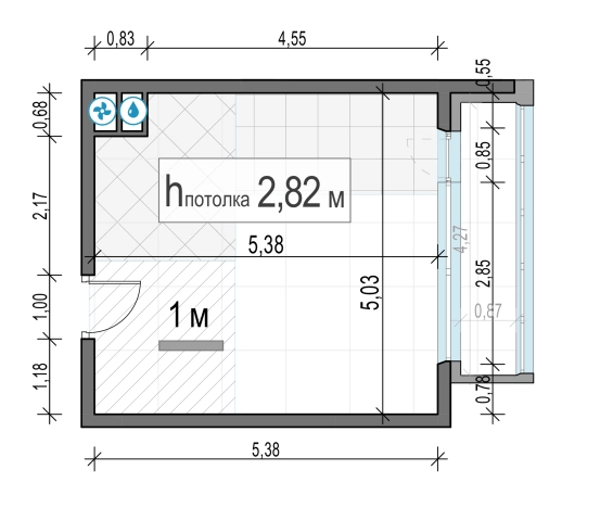 Купить Студию на улице Маковского в Одинцове. Вариант № 116938, 0, площадь -  квм, цена 10460000 рублей