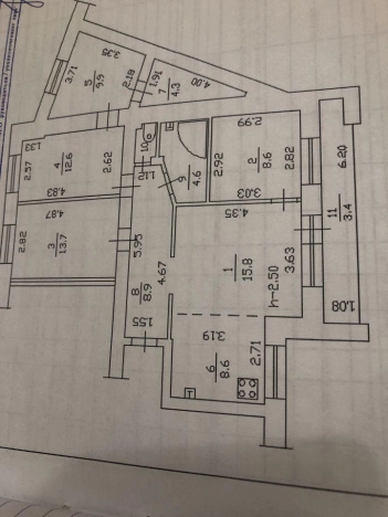 Купить четырехкомнатную квартиру в Казани. Вариант № 37511, 1, площадь -  квм, цена 15500000 рублей