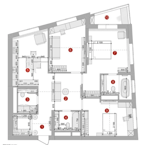Купить квартиру в Москве. Вариант № 8701436, 31, площадь - квм, цена 55000000 рублей