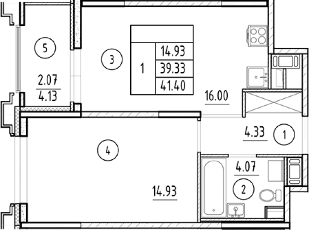 Купить двухкомнатную квартиру в новостройках в ЖК Ассамблея в Санкт-Петербурге. Вариант № 6231546, 0, площадь -  квм, цена 18505800 рублей