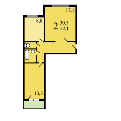 Купить квартиру в Москве. Вариант № 8940945, 37, площадь - квм, цена 21000000 рублей