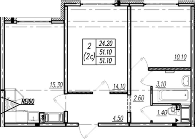 Купить трехкомнатную квартиру на вторичке в районе Приморский в Санкт-Петербурге. Вариант № 9634958, 0, площадь -  квм, цена 7779157 рублей