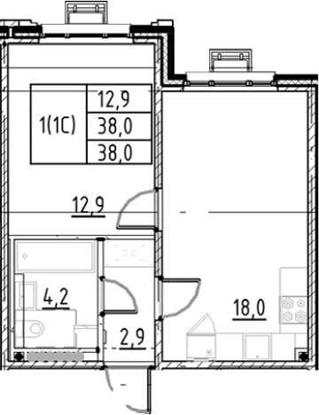 Купить двухкомнатную квартиру в новостройках в ЖК Пулково Lake в Санкт-Петербурге. Вариант № 7597445, 0, площадь -  квм, цена 8524692 рублей