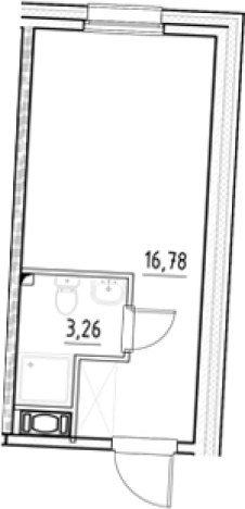 Купить Студию в районе Фрунзенский в Санкт-Петербурге. Вариант № 5558150, 0, площадь -  квм, цена 6367632 рублей