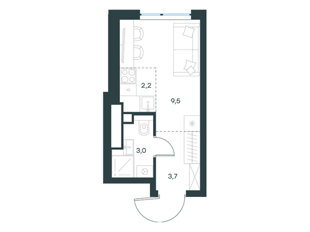 Купить квартиру на улице Мичуринский проспект в Москве. Вариант № 4859837, 0, площадь -  квм, цена 23459836 рублей