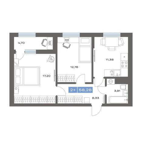 Купить квартиру в новостройках в ЖК "Пятнашка" в Тобольске. Вариант № 102804, 0, площадь -  квм, цена 6000000 рублей