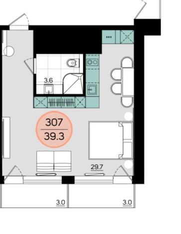 Купить квартиру в новостройках в Республике Крым. Вариант № 9210222, 1, площадь -  квм, цена 12155529 рублей