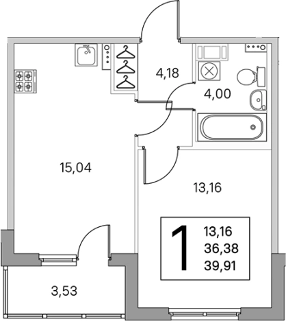 Купить двухкомнатную квартиру в новостройках у метро Проспект Ветеранов в Санкт-Петербурге. Вариант № 6866158, 0, площадь -  квм, цена 8883996 рублей