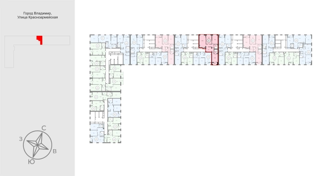Купить трехкомнатную квартиру на улице Мичурина в Владимире. Вариант № 9560493, 1, площадь - квм, цена 11995700 рублей