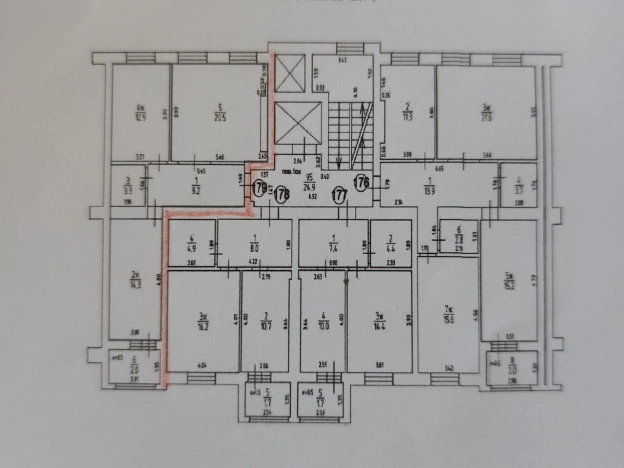 Купить двухкомнатную квартиру в районе Московский в Калининграде. Вариант № 7204407, 15, площадь -  квм, цена 9700000 рублей