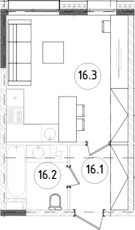 Купить квартиру в ЖК Зорге, 9 в Москве. Вариант № 82870, 0, площадь -  квм, цена 16965130.0000 рублей