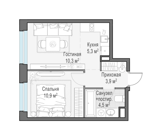 Купить двухкомнатную квартиру в новостройках на улице Щербакова в Мытищах. Вариант № 167867, 0, площадь -  квм, цена 7650000 рублей