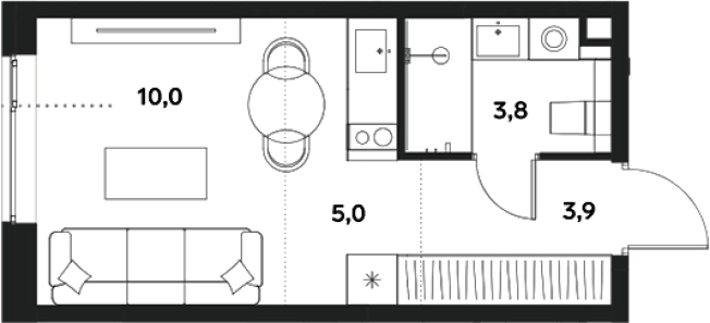 Купить квартиру в ЖК ALIA в Москве. Вариант № 121886, 0, площадь - квм, цена 12553100 рублей