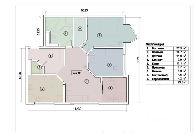 Купить квартиру в Москве. Вариант № 10019555, 22, площадь -  квм, цена 41900000 рублей