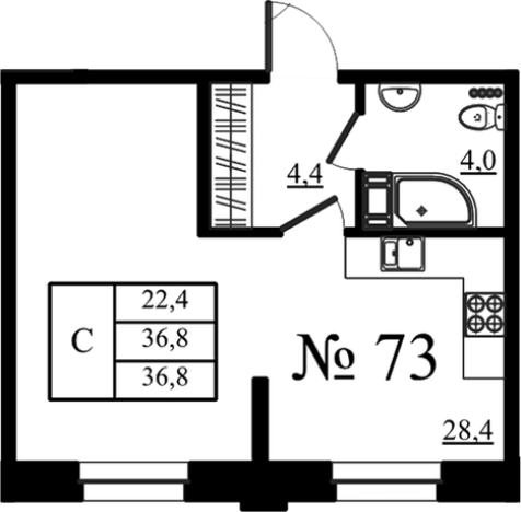 Купить Студию в новостройках в ЖК Орловский бульвар в Гатчине. Вариант № 7260148, 0, площадь -  квм, цена 6260158 рублей