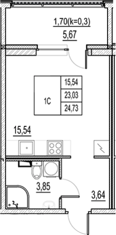Купить квартиру в новостройках в ЖК Город-спутник Южный в Санкт-Петербурге. Вариант № 6256005, 0, площадь -  квм, цена 4395000 рублей