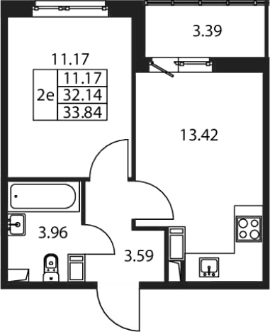 Купить двухкомнатную квартиру в ЖК Полис ЛАВрики в Мурине. Вариант № 7267574, 0, площадь -  квм, цена 6083888 рублей