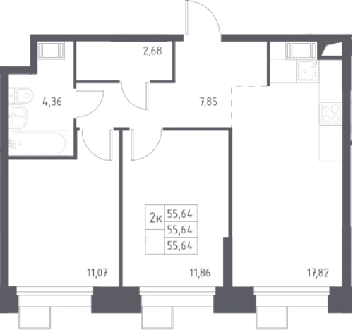 Купить квартиру у метро Румянцево в Москве. Вариант № 3590675, 0, площадь -  квм, цена 12791880 рублей