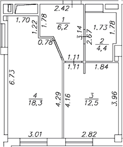 Купить однокомнатную квартиру на улице 17-я линия Васильевского острова в Санкт-Петербурге. Вариант № 8988532, 0, площадь -  квм, цена 24840000 рублей