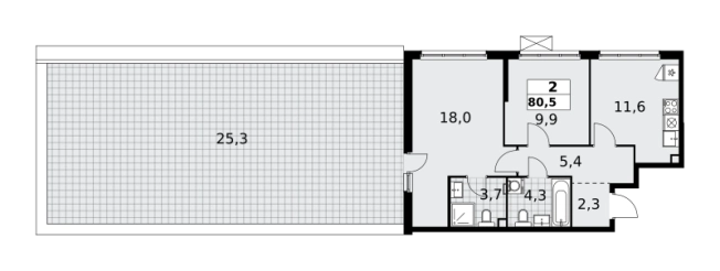 Купить квартиру в ЖК Скандинавия в Москве. Вариант № 1007859, 0, площадь -  квм, цена 35769025 рублей