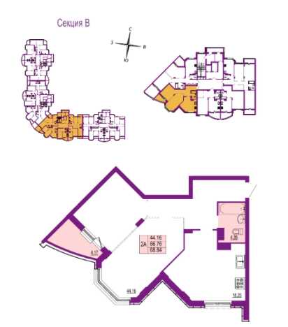 Купить квартиру в новостройках в Владимире. Вариант № 2471003, 0, площадь -  квм, цена 8880360 рублей