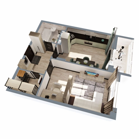 Купить квартиру в новостройках в ЖК "Чайковский" в Коврове. Вариант № 146456, 4, площадь -  квм, цена 4576825 рублей