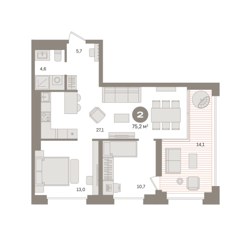 Купить квартиру в новостройках в СВАО в Москве. Вариант № 8625620, 0, площадь -  квм, цена 35920000 рублей