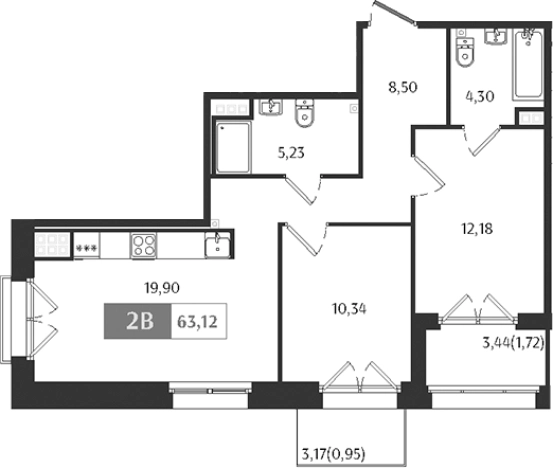 Купить трехкомнатную квартиру в новостройках в ЖК Ranta Residence в Санкт-Петербурге. Вариант № 6052702, 0, площадь -  квм, цена 29982000 рублей